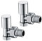 Inta Modern Chrome Radiator Valves