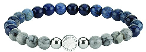 Liebeskind Berlin Beads-Armband LJ-0091-B-17 Jasper & Edelstahl