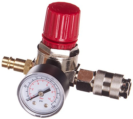 Regolatore di pressione con manometro Riduttore di pressione attacchi rapidi per vernice spray stol