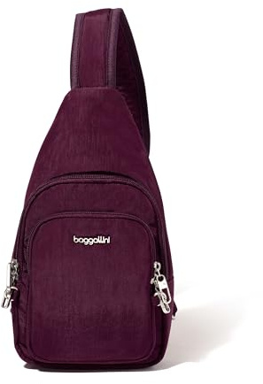 Securtex® Anti-Theft Daytripper Sling - 7x12 Travel Safe Crossbody Bag w/Locking Zippers, Slash-Resistance