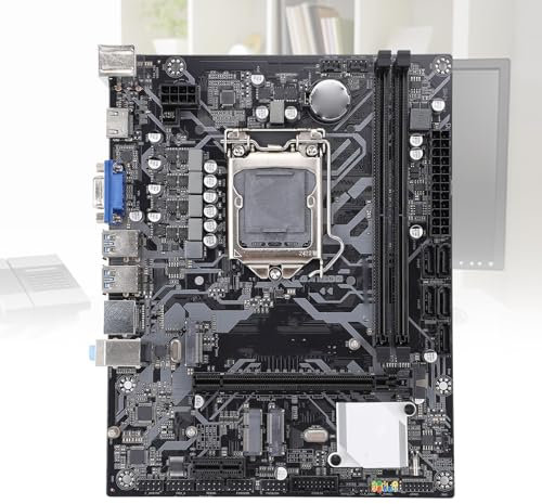Garsent ATX -Mainboard, Computer -Motherboard für LGA1200 Gen 10 11, CPU PCI E3.0 Mainboard mit DDR4 -Speicherplätzen, Unterstützt VGA M.2 Serial ATA3.0 10XUSB