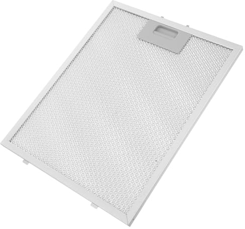 LIFKOME Filtro di ricambio per cappa, in tessuto di alluminio, filtro antigrasso a 5 strati, 32 x 26 x 0,9 cm, con clip a molla per un'efficace ventilazione e protezione della cucina