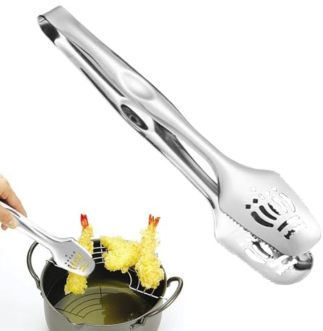 Mppchhn Pinces De Cuisine En Acier Inoxydable | Pincettes De Barbecue En Acier Inoxydable - Pinces à Pain | Pour le service de restaurant la grillade la friture les pâtes la salade le dressage le