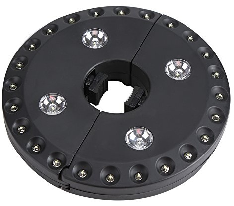 QANYEGN Luce per ombrellone da patio, lampada notturna da campeggio con 28 luci a LED, 3 modalità di luminosità Luce a LED per ombrelloni da patio, tende da campeggio