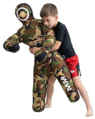 Kids Grappling Dummy BJJ Wrestling Punching Bag Martial Arts Training Unfilled