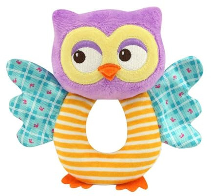 teytoy Owl Soft Rattle Toy for Over 0 Months