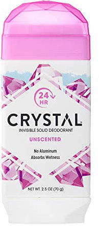 Crystal Body Deodorant Crystal Natural Deodorant Stick, Unscented 2.5 Oz