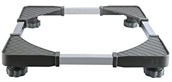 YiHYSj Support de Machine à Laver 4 Pied hauteur 8-12cm Base pour Frigo Lave-linge Réglable largeur 50-60cm longueur 50-63cm Plateau Support pour cuisinières lave-vaisselles