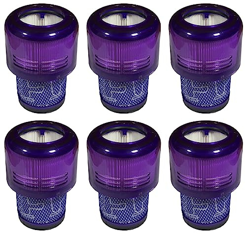 Comedes Filter für Dyson V11, SV14, V15 Staubsauger, HEPA Big Filter, waschbar, einsetzbar statt Dyson Filter 970013-02 (6 Stück)