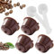 TEAFIRST 4Pcs Refillable Coffee Capsule Cups For Dolce Gusto Nescafe Reusable Filter Pod