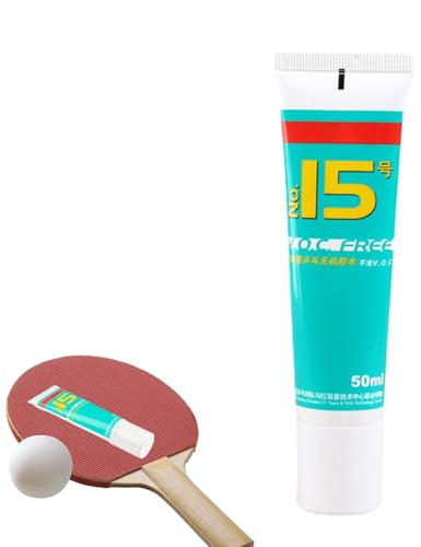 Pin Paddle Glue – 50 ml colla per pong, adesivo in per racchette, formula anti-pericolo sicuro, caratteristiche palla di montaggio tot paddle, rischi di miglioramento della velocità per