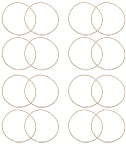 DECOMELODY 12pezzi Fascia Elastica Antiurto per Supporto Microfono Anello in Gomma Antiurto per Microfono Condensatore Elastici per Supporto per Fascia e Antivibrazioni per Scrivania