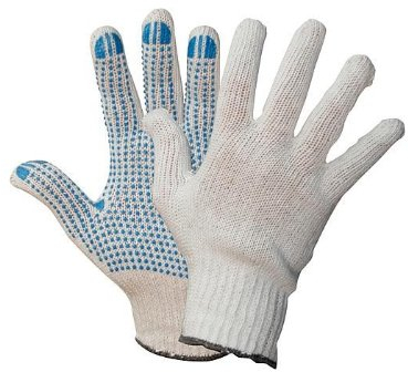 Strickhandschuhe KORLA mit Vinyl-Noppen, Größe:7 (S)