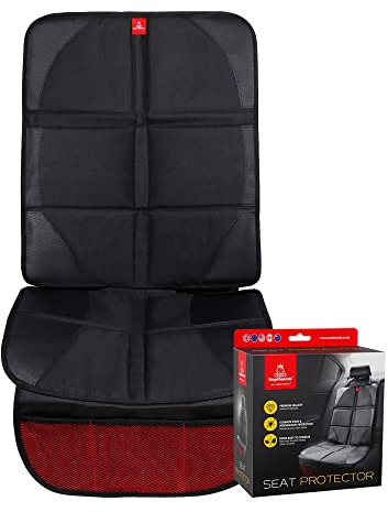 Royal Rascals Car Seat Protector for Child Seats - Universal Fit Padded Baby Car Seat Cover with Organiser Pockets and Liners, Seat Protectors for Child Seats, Back seat Protector, Single