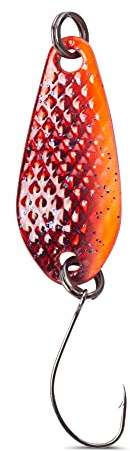 Iron Trout Deep Spoon 4g Forellenblinker, Sänger Farbe:Metallic Red