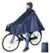 NebulaGlam Regencape Fahrrad, Wasserdicht Radfahren Regen Poncho, Regenponcho Fahrrad Wasserdicht, für Damen Herren Wiederverwendbare, für Radfahren Wandern (Marineblau)