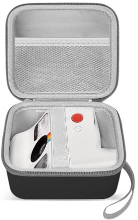 Leayjeen Sofortbildkamera-Tasche für Polaroid Go 2 Generation, Eva-Hartschalenetui (nur Gehäuse) Schwarz