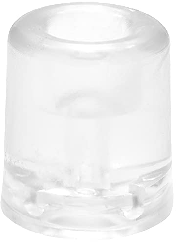 WAGNER Tope para la Puerta para el Suelo, Protector de Pared - VULCANO - Retro -Ø 31 x 34 mm, Color Transparente, para Atornillar - 15206421