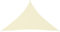vidaXL Sonnensegel Oxford-Gewebe Dreieckig 5x5x6 m Cremeweiß