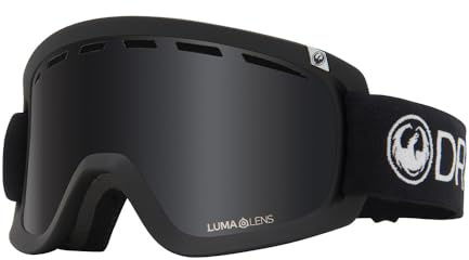 Dragon D2 Unisex Snow Goggles - Black/LL Dark Smoke
