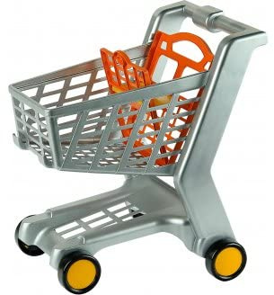 Chariot de Courses Enfant 42x35x46cm avec Siege Poupee - Caddy Shopping epicerie, supermarche - Set Jouet Imitation - Carte Animal