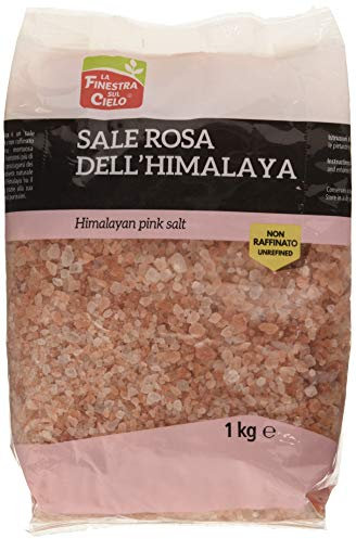 La Finestra Sul Cielo Sale Rosa Himalaya Grosso - Sale Rosa Himalaya Naturale - Autentico Sale Rosa Ricco di Minerali - 1000 g