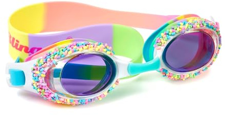 Bling2o Lunettes de Natation Enfant Cake Pop Classique – 3 ans+,100% Silicone, Protection UV & Anti-buée, Sans Latex, Sangle Réglable