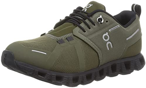 ON Cloud 5 Waterproof Freizeitschuhe Damen OLIVE / BLACK - Gr.10,5 - [59WWP]