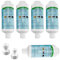 FANLIDE Bidet Toilet Filter, 5 Pack + 2 Adapter, Compatible with 1/2 1/4 3/8 Bidet Hose