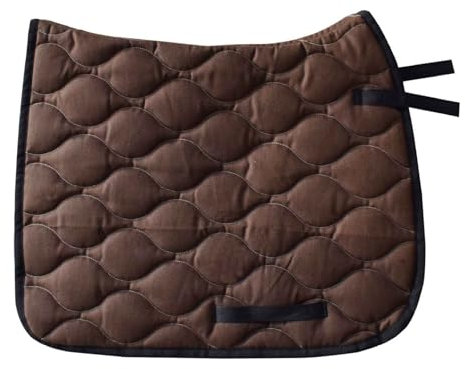 Classic Equine Saddle Pad, 42.13x25.59 tums stötdämpande utökad livslängd Vridning Pad Dressage Engelska sadelduk för ryttarutrustning