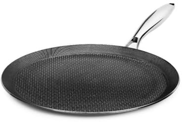ONYX Crêpe-Pfanne 29 cm | Beschichtete Pfanne Induktion | Für alle Herdarten geeignet | Kratzfeste Antihaft-Oberfläche | 3-Schicht Edelstahl/Aluminium | Ofenfest bis 260°C | PFAS-frei