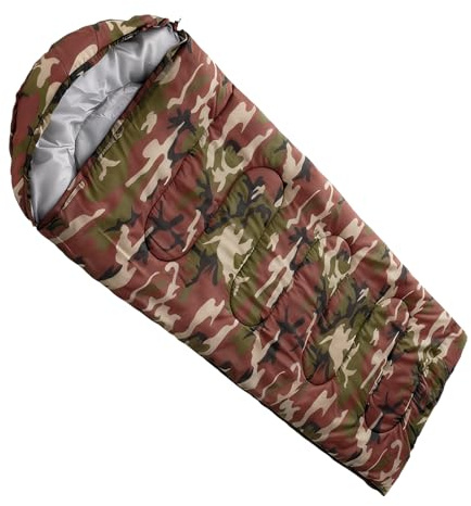 Sac de couchage pour adulte - Équipement chauffant d'extérieur - Sac de couchage chaud portable - Pour randonneurs, surpresseurs, voyageurs, voyages en voiture, randonnées nocturnes,