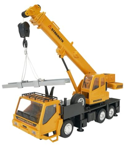 Abaodam 24 Control Remoto Inalámbrico Grúa Giratoria 320° Coche de Juguete Educativo para Batería Recargable Juguetes Construcción