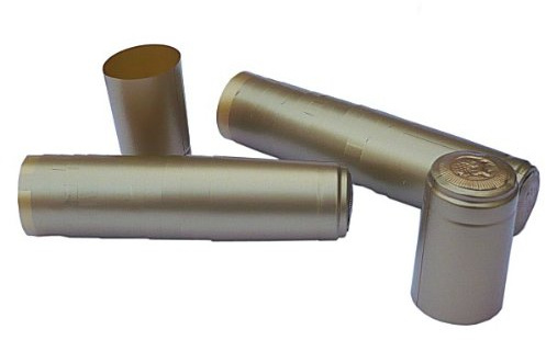 Youngs Shrink Capsules for wine bottles (Gold) Pack of 30