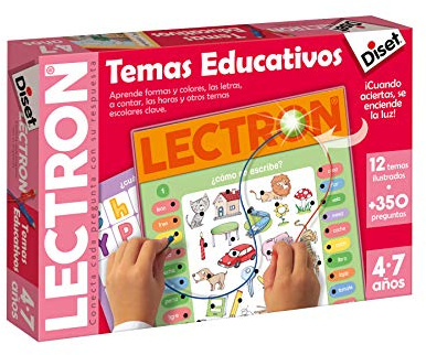 Diset - Lectron Temas Educativos, Juego Educativo de asociar Preguntas y respuestas a Partir de 4 años