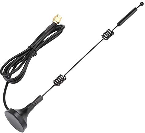 WLAN-Router-Antenne mit hoher Verstärkung, SMA 12 dBi RP-SMA 2,4 GHz 5 GHz für kabellose IP-Kamera, NVR-Recorder, Rückfahrkamera für LKW und Wohnwagen, Rückfahrkamera (3 m)