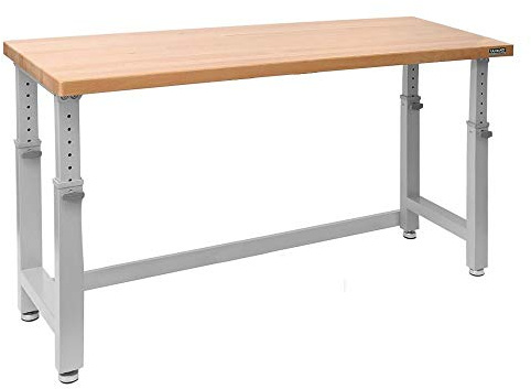 Seville Classics UltraHD 72 W X 25 D Wood Top Height Adjustable Workbench 2000 Lb Capacity