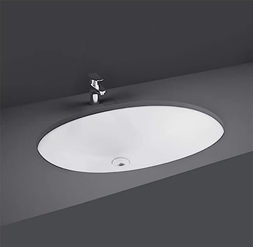 Lavabo lavabo encastré en céramique blanche 53 cm