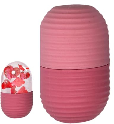Gesichts-Eisform – Eishalter für Gesicht, Eisform für Gesicht, Gesichts-Eiswürfelroller, wiederverwendbarer Silikon-Eis-Gesichtsroller, Eis-Gesichtsform, Puff-Augenbeutel, Gesichtsschönheits-Roller,