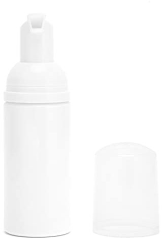 Flacone con Pompa in Schiuma Ricaricabile 50 Ml, Formato Viaggio, con Testina di Pressione per Disinfettante per le Gel Doccia, Design di Calibro Grande