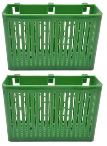 Hanging Aquarium Plant Holders Plant Pot with 2 Large Aquarium Planter Cups Fish Tank Aquatic Plant Hanging Plant Pot Aquarium Shelf