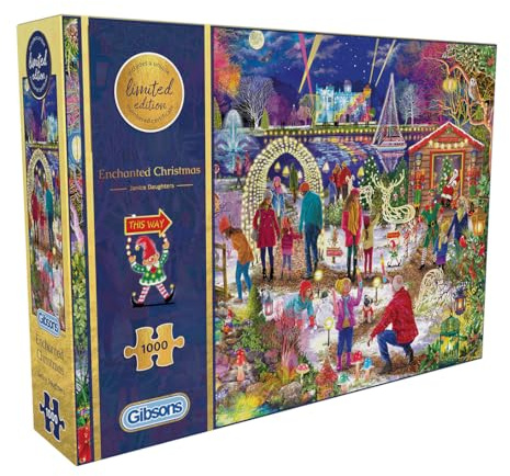 Gibsons Enchanted Christmas Limited Edition 2024 | 1000 Piece Jigsaw Puzzle | Great Fun Festive Gift | Sustainable Jigsaw Puzzle for Adults | Gibsons Games