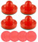Woedpez Air Hockey Schieber Kunststoff Leicht Für Air Hockey Torhüter Eisschieber Pucks Tische Spielgriff Torwart Set
