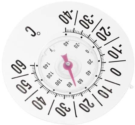 CIMAXIC Termómetro Digital Casa Termómetro De Ventana Exterior Bebe Transparente Interior