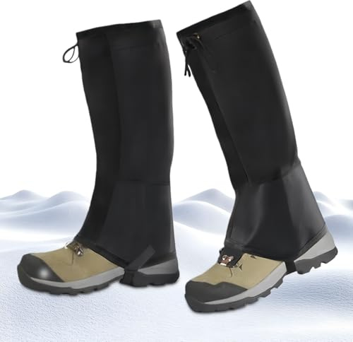 Ghette Da Trekking - Attrezzature Impermeabile E Regolabile | Ghette Per Attività All'Aperto,Per Uomini E Donne Per Stivali Da Escursionismo Neve Inverno Scarpe Trail Pioggia Corsa Prato Arrampicata