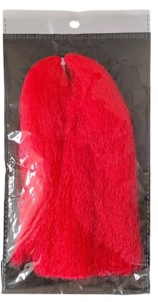 Sehuby Juego de señuelos de pesca con mosca de fibra de carbono, materiales artificiales para agua dulce y salada, material de atado