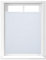 Relaxdays Plissee Rollo ohne Bohren, Klemmfix zum Kleben, Faltrollo lichtdurchlässig, Faltstore weiß, B x H: 90 x 130 cm