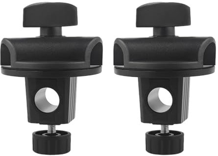 CIMAXIC 2Pcs Adjustable Microphone Arm Clips Durable Mic Accessories for Tripod and Camera Stands Compatible with Microphone Boom Arms and Podcast Equipment