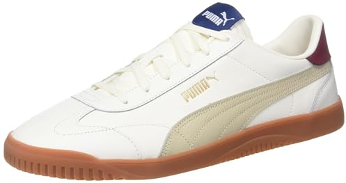 Puma Mens Club 5v5 Sneaker, Warm White-Putty-Team Regal Red-Clyde Royal, 8