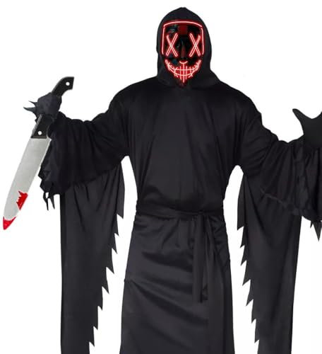 Hatstar Coltello sanguinoso, accessorio per costume di Halloween, 30 cm, accessorio di scena horror per carnevale e carnevale, per bambini e adulti